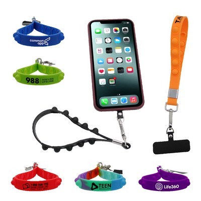 Stress Pop Wristlet Phone Holder