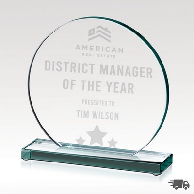 Starphire Glass Award, Round - Small